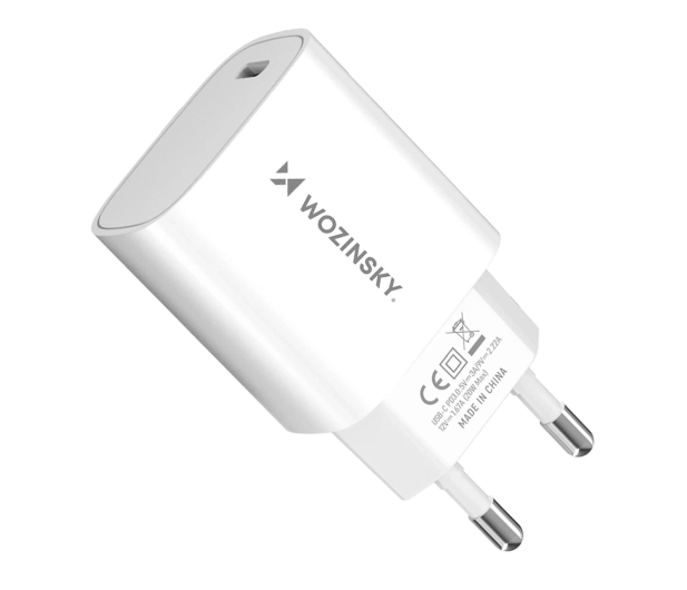 Wozinsky Ładowarka sieciowa 20W USB-C biała WGWCCW - 1487885 - zdjęcie